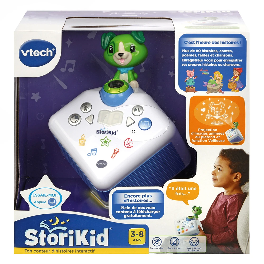 VTech StoriKid, Ma Boîte à Histoires Interactive - Vert 4 VTech StoriKid, Ma Boîte à Histoires Interactive - Vert – Image 4