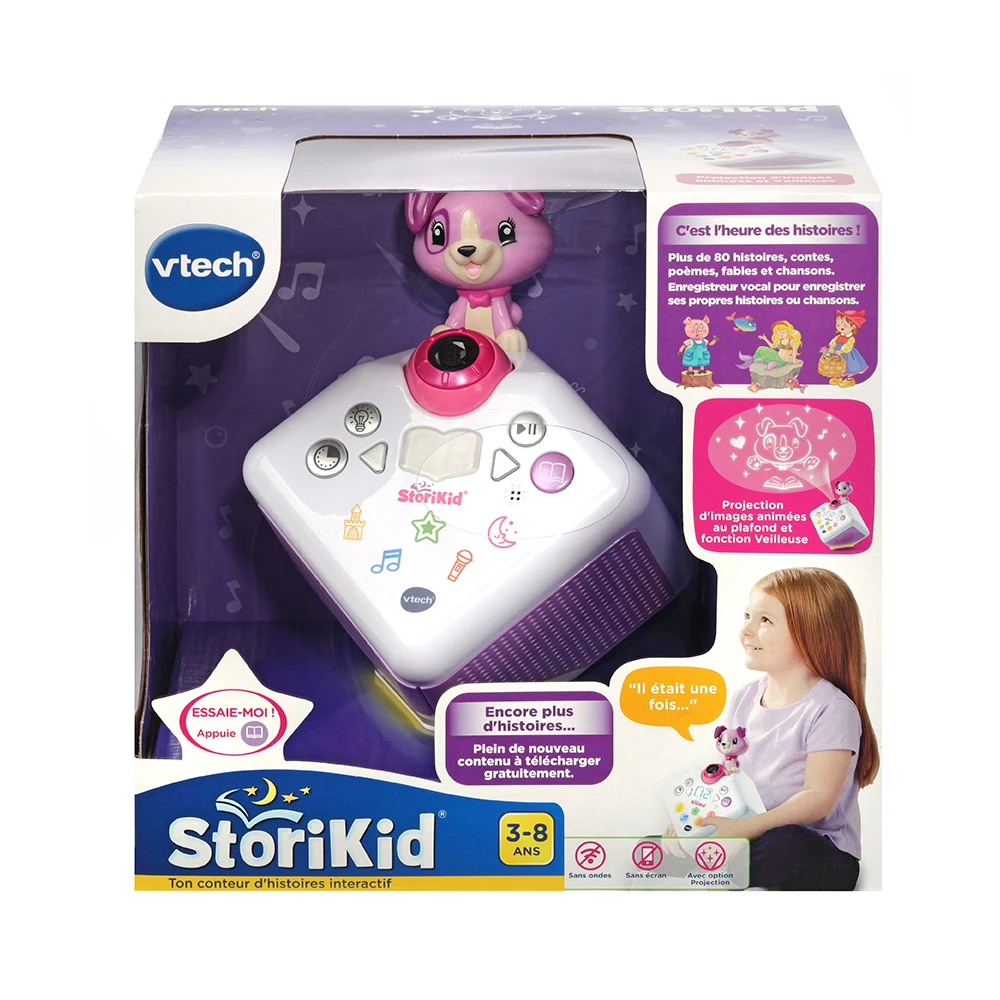 VTech StoriKid, Mon Conteur D'histoires Interactif - Rose 4 VTech StoriKid, Mon Conteur D'histoires Interactif - Rose – Image 4