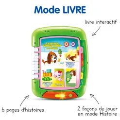 VTech Mon Imagi'tablette Interactive 12 VTech Mon Imagi'tablette Interactive -VTech Jouets Soldes Magasin 611205 Mon imagitablette interactive livre