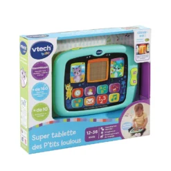 VTECH BABY Super Tablette Des P'tits Loulous - Tablette Interactive Bébé -VTech Jouets Soldes Magasin 80 151475 4