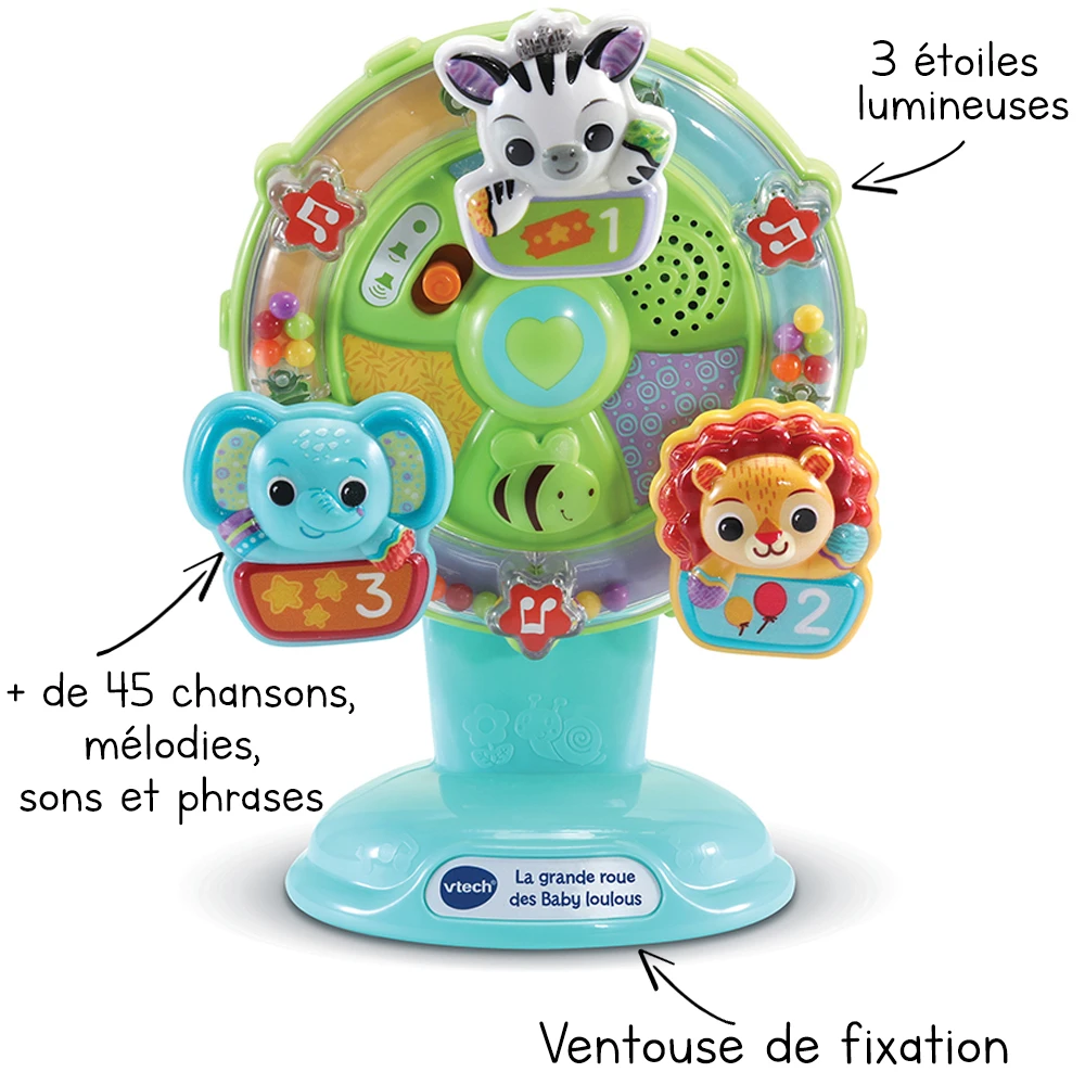 VTECH BABY La Grande Roue Des Baby Loulous 2 VTECH BABY La Grande Roue Des Baby Loulous – Image 2