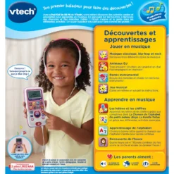 VTech V.pod Kid Do, Ré, Mi Rose - Baladeur Pour Enfant 11 VTech V.pod Kid Do, Ré, Mi Rose - Baladeur Pour Enfant -VTech Jouets Soldes Magasin 80 196255 V.pod Kid do rC3A9 mi rose dos