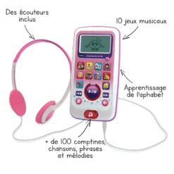 VTech V.pod Kid Do, Ré, Mi Rose - Baladeur Pour Enfant