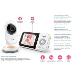 BabyPhone Vidéo Clear Plus - BM3254 -VTech Jouets Soldes Magasin 80 302623 dos boite