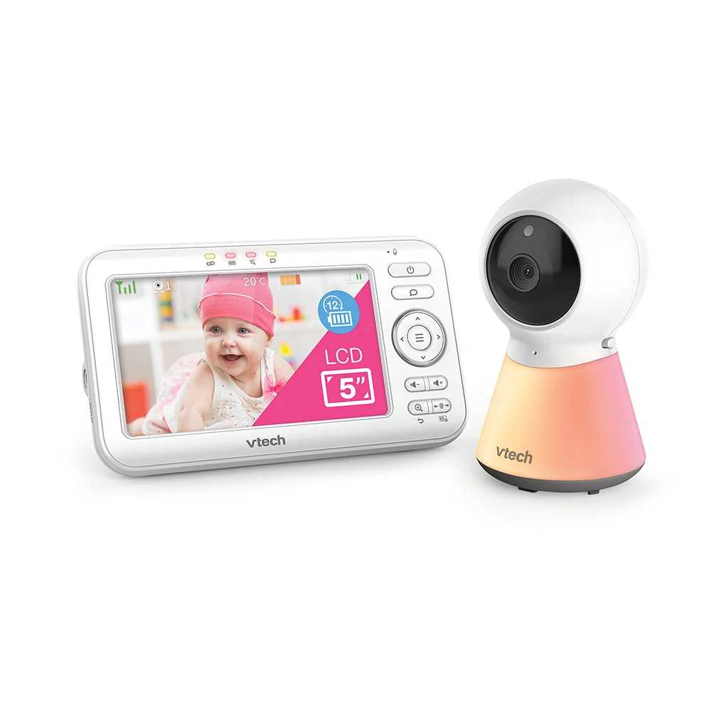 Babyphone Vidéo Color Night Light - BM5254 - (écran 5 - Veilleuse) 4 Babyphone Vidéo Color Night Light - BM5254 - (écran 5 - Veilleuse) – Image 4