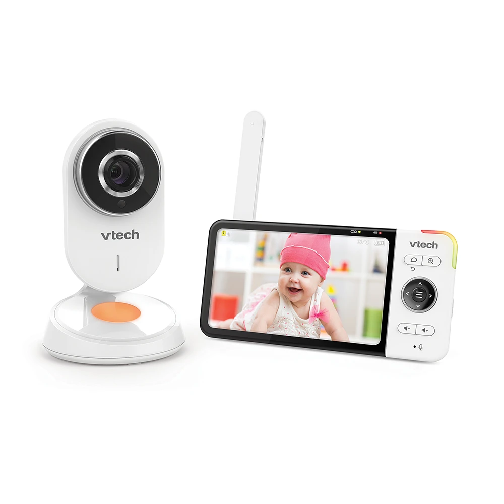 Babyphone Vidéo Wide View HD - BM818 - (écran 5 Ultra Plat HD - Veilleuse) 2 Babyphone Vidéo Wide View HD - BM818 - (écran 5 Ultra Plat HD - Veilleuse) – Image 2