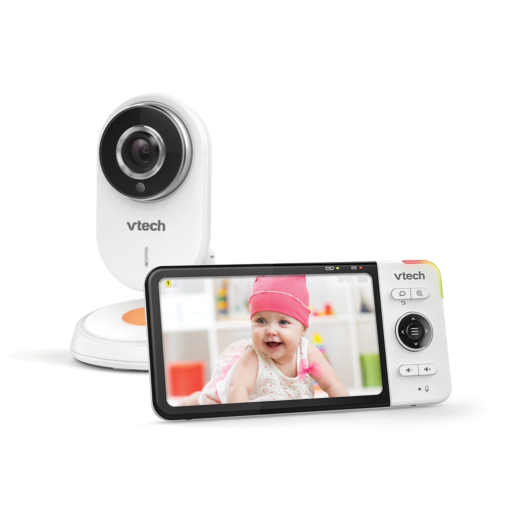 Babyphone Vidéo Wide View HD - BM818 - (écran 5 Ultra Plat HD - Veilleuse) 5 Babyphone Vidéo Wide View HD - BM818 - (écran 5 Ultra Plat HD - Veilleuse) – Image 5