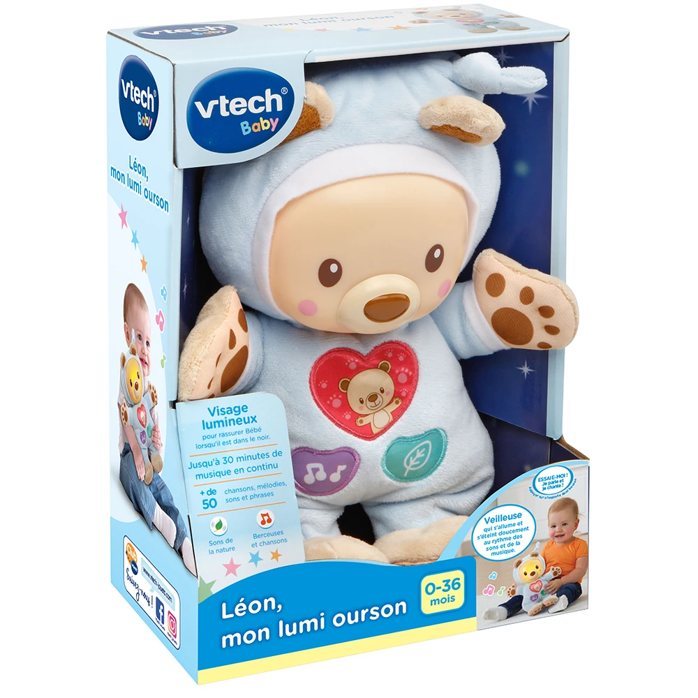 VTECH BABY Léon, Mon Lumi Ourson - Compagnon Musical 3 VTECH BABY Léon, Mon Lumi Ourson - Compagnon Musical – Image 3