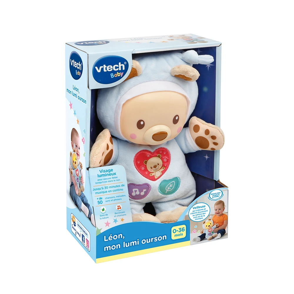 VTECH BABY Léon, Mon Lumi Ourson - Compagnon Musical 4 VTECH BABY Léon, Mon Lumi Ourson - Compagnon Musical – Image 4