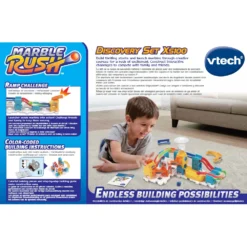 Circuit à Billes - Discovery Set XS100 -VTech Jouets Soldes Magasin 80 502249 dos boite