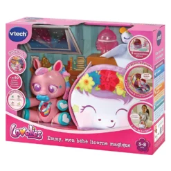 Emmy, Mon Bébé Licorne Magique 16 Emmy, Mon Bébé Licorne Magique -VTech Jouets Soldes Magasin 80 518155 11
