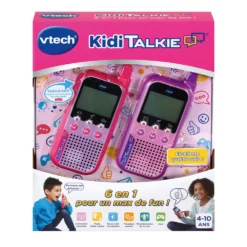 VTech Kidi Talkie Rose - Talkies-walkies -VTech Jouets Soldes Magasin 80 518555 kiditalkie rose boite
