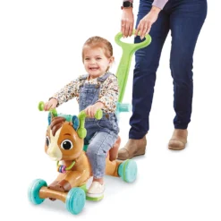 VTECH BABY Joey, Mon Porteur Trotti-magique (5 En 1) -VTech Jouets Soldes Magasin 80 519105 7