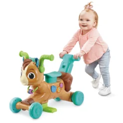 VTECH BABY Joey, Mon Porteur Trotti-magique (5 En 1) -VTech Jouets Soldes Magasin 80 519105 9