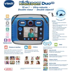 KidiZoom Duo DX Bleu -VTech Jouets Soldes Magasin 80 520005 Kidizoom Duo DX bleu dos