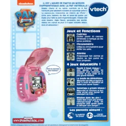 VTech Pat' Patrouille Le Film - La Montre-jeu Interactive De Liberty 13 VTech Pat' Patrouille Le Film - La Montre-jeu Interactive De Liberty -VTech Jouets Soldes Magasin 80 525555 dos boite