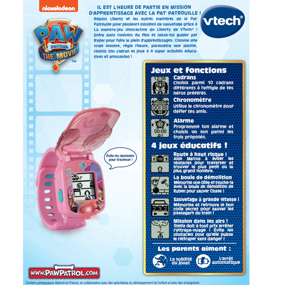 VTech Pat' Patrouille Le Film - La Montre-jeu Interactive De Liberty 7 VTech Pat' Patrouille Le Film - La Montre-jeu Interactive De Liberty – Image 7