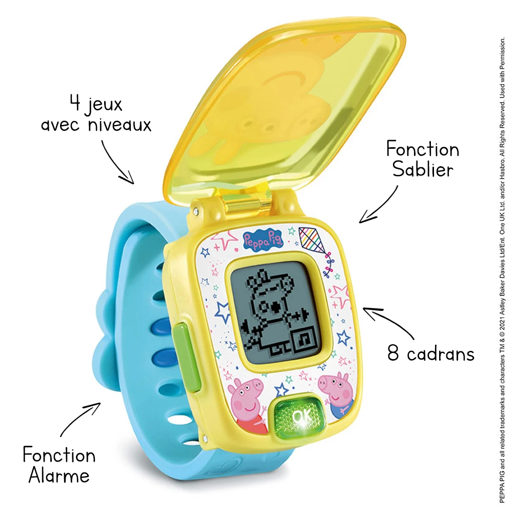 VTech Peppa Pig - La Montre Jeu Interactive De Peppa 2 VTech Peppa Pig - La Montre Jeu Interactive De Peppa – Image 2