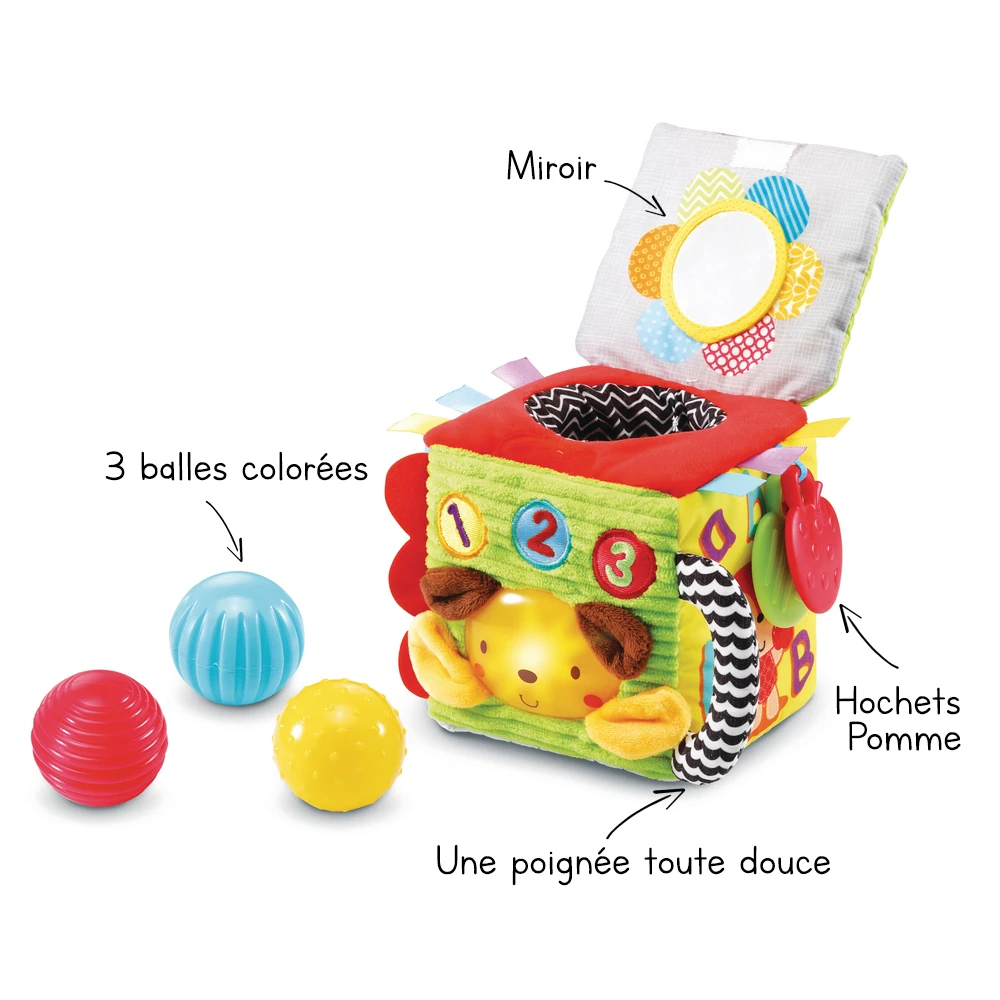 VTECH BABY Cube Interactif éveil Sensoriel 1 VTECH BABY Cube Interactif éveil Sensoriel