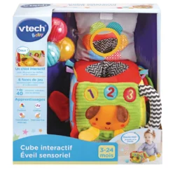 VTECH BABY Cube Interactif éveil Sensoriel 6 VTECH BABY Cube Interactif éveil Sensoriel -VTech Jouets Soldes Magasin 80 528205 Cube20interactif20C3A9veil20sensoriel box