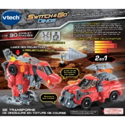 Warrior, Super Vélociraptor 9 Warrior, Super Vélociraptor -VTech Jouets Soldes Magasin 80 528765 dos boite