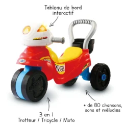 VTECH BABY Trotti Moto 3 En 1 - Trotteur Bébé