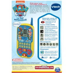 VTech Pat Patrouille - Le Smartphone éducatif -VTech Jouets Soldes Magasin 80 529505 dos boite