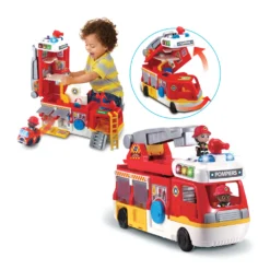 Super Camion Caserne De Pompiers - Tut Tut Copains 8 Super Camion Caserne De Pompiers - Tut Tut Copains -VTech Jouets Soldes Magasin 80 529805 ENTIRE TOY 1