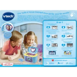 KidiSecrets - Ma Boite à Bijoux Bleue -VTech Jouets Soldes Magasin 80 529965 dos boite