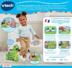 VTech Mon Dino Apprenti Glouton -VTech Jouets Soldes Magasin 80 532005 dos boC3AEte