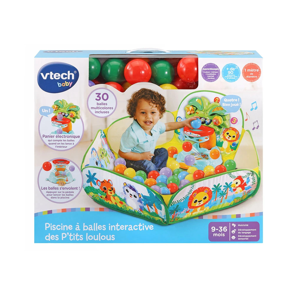 VTECH BABY Piscine à Balles Interactive Des P'tits Loulous 8 VTECH BABY Piscine à Balles Interactive Des P'tits Loulous – Image 8