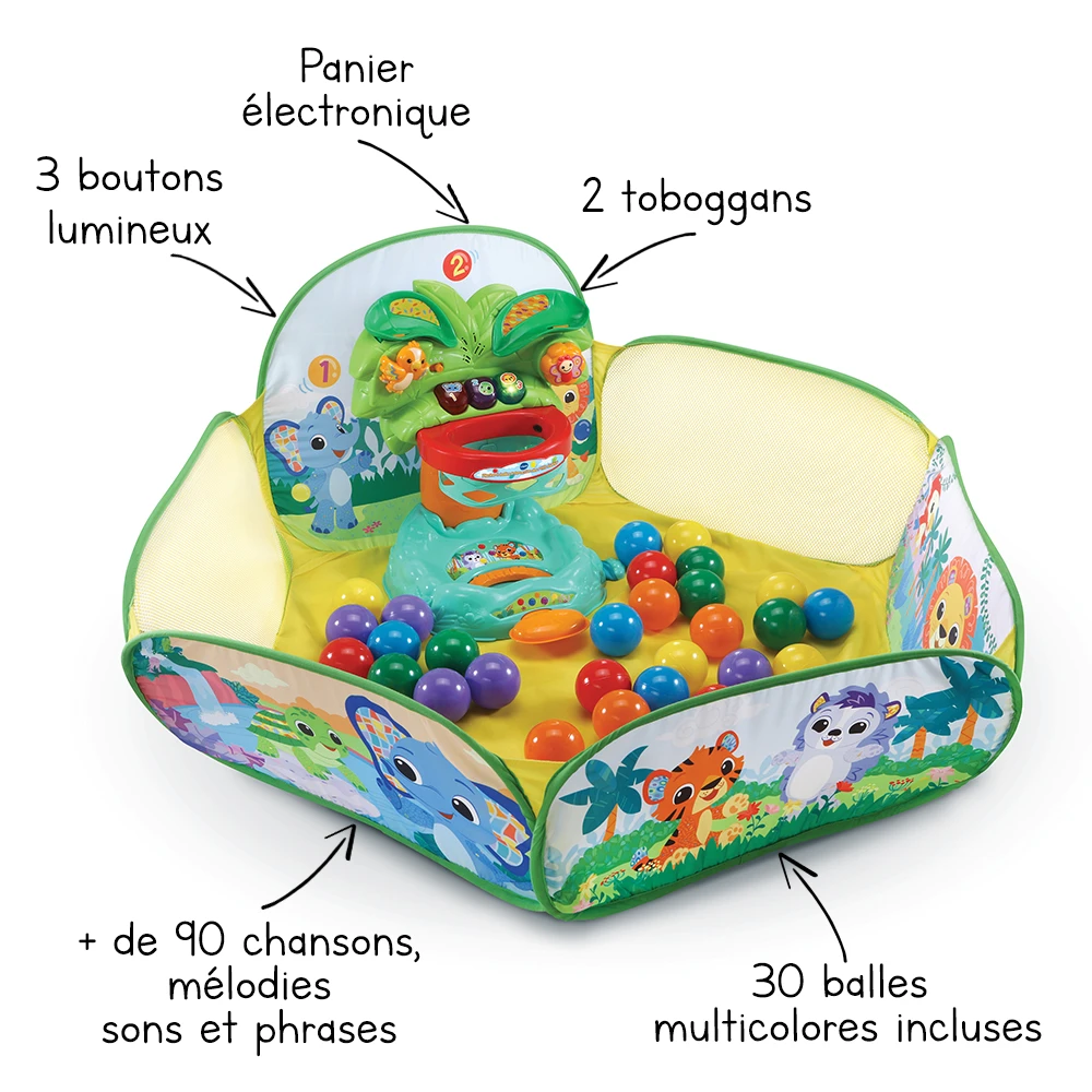 VTECH BABY Piscine à Balles Interactive Des P'tits Loulous 2 VTECH BABY Piscine à Balles Interactive Des P'tits Loulous – Image 2