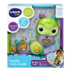 VTECH BABY Myrtille Twist Chenille - Jouet D'éveil 13 VTECH BABY Myrtille Twist Chenille - Jouet D'éveil -VTech Jouets Soldes Magasin 80 536405 PACKAGE RECTO 1