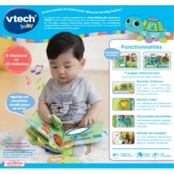 VTECH BABY Livre Toudoux Des Loulous - Baby Loulous -VTech Jouets Soldes Magasin 80 536905 livre toudoux loulous dos