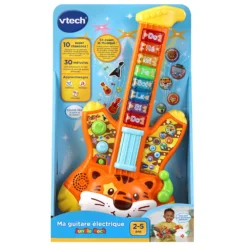 VTECH BABY Guitare Electrique Enfant Tigre - Jungle Rock - VTech 10 VTECH BABY Guitare Electrique Enfant Tigre - Jungle Rock - VTech -VTech Jouets Soldes Magasin 80 537805 PACKAGE RECTO 1