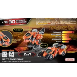 Furex, Le Super T-Rex - Fire - Véhicules Interactifs -VTech Jouets Soldes Magasin 80 538005 dos boite