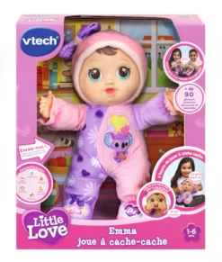 Poupée Emma Cache-cache Bébé - Poupée Little Love -VTech Jouets Soldes Magasin 80 538205 PACKAGE RECTO 1