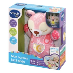 VTECH BABY Mon Ourson Lumi Dodo Rose 18 VTECH BABY Mon Ourson Lumi Dodo Rose -VTech Jouets Soldes Magasin 80 539855 8