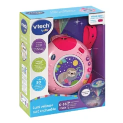 VTECH BABY Lumi Veilleuse Nuit Enchantée Rose 17 VTECH BABY Lumi Veilleuse Nuit Enchantée Rose -VTech Jouets Soldes Magasin 80 540355 4