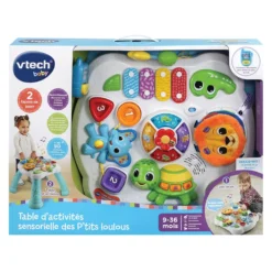 VTECH BABY Table D'activités Sensorielle Des P'tits Loulous -VTech Jouets Soldes Magasin 80 540805 10