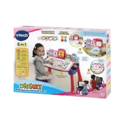VTech Magi Bureau Interactif 5 En 1 Rose 18 VTech Magi Bureau Interactif 5 En 1 Rose -VTech Jouets Soldes Magasin 80 540955 11