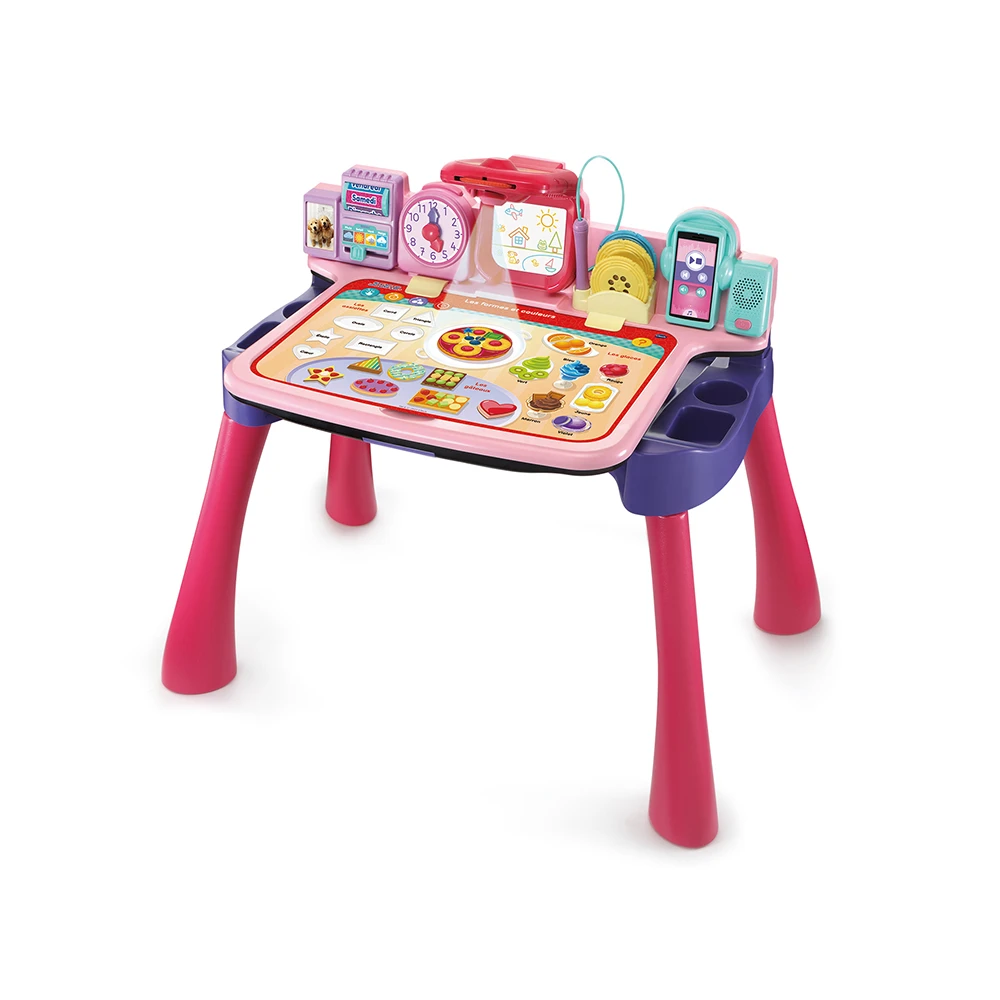 VTech Magi Bureau Interactif 5 En 1 Rose 1 VTech Magi Bureau Interactif 5 En 1 Rose