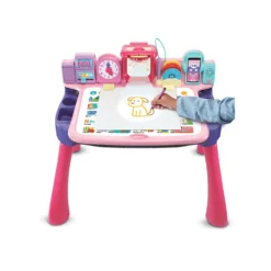 VTech Magi Bureau Interactif 5 En 1 Rose 12 VTech Magi Bureau Interactif 5 En 1 Rose -VTech Jouets Soldes Magasin 80 540955 3