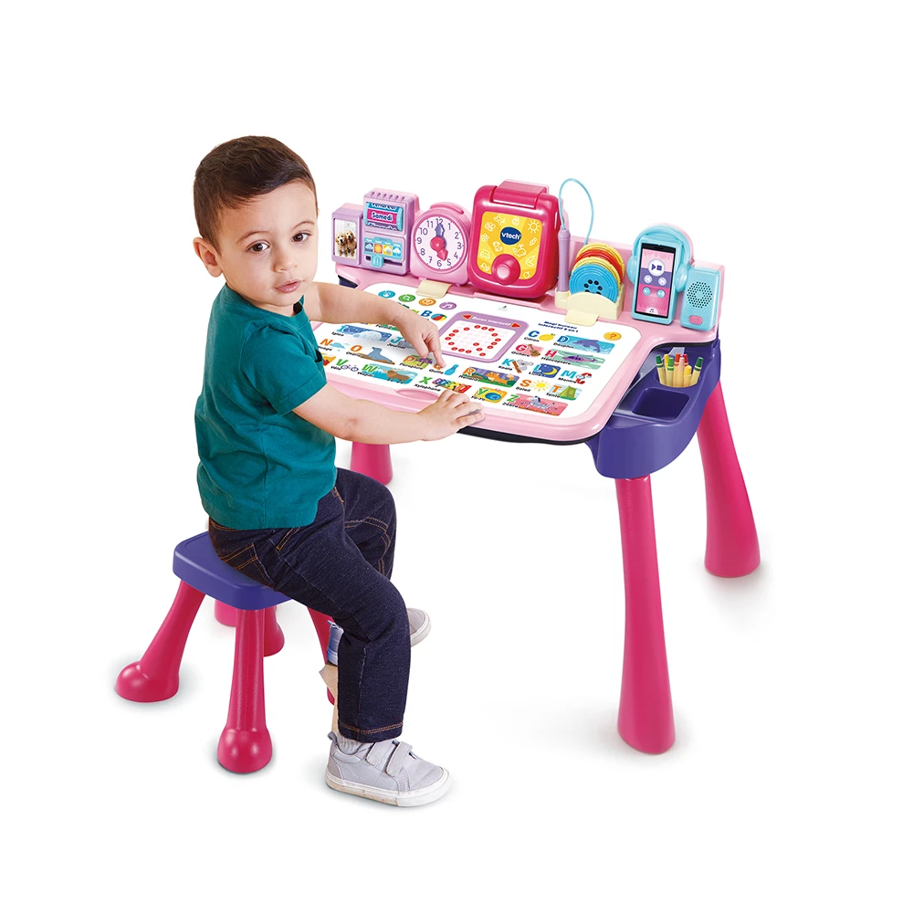 VTech Magi Bureau Interactif 5 En 1 Rose 8 VTech Magi Bureau Interactif 5 En 1 Rose – Image 8