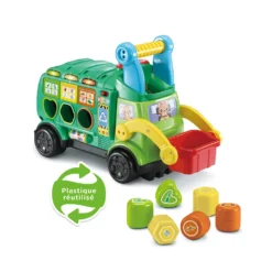 VTech Maxi Camion Poubelle Recyclo'formes 9 VTech Maxi Camion Poubelle Recyclo'formes -VTech Jouets Soldes Magasin 80 541805 1
