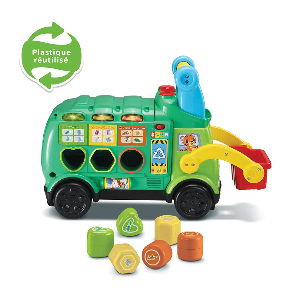 VTech Maxi Camion Poubelle Recyclo'formes 1 VTech Maxi Camion Poubelle Recyclo'formes