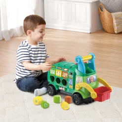 VTech Maxi Camion Poubelle Recyclo'formes 11 VTech Maxi Camion Poubelle Recyclo'formes -VTech Jouets Soldes Magasin 80 541805 5