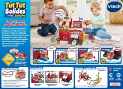 Super Caserne De Pompiers Interactive - Série Pro 15 Super Caserne De Pompiers Interactive - Série Pro -VTech Jouets Soldes Magasin 80 543005 dos boC3AEte