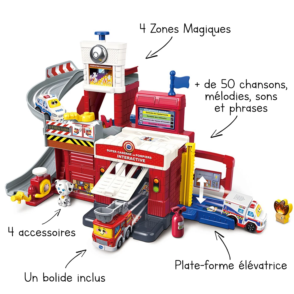 Super Caserne De Pompiers Interactive - Série Pro 2 Super Caserne De Pompiers Interactive - Série Pro – Image 2