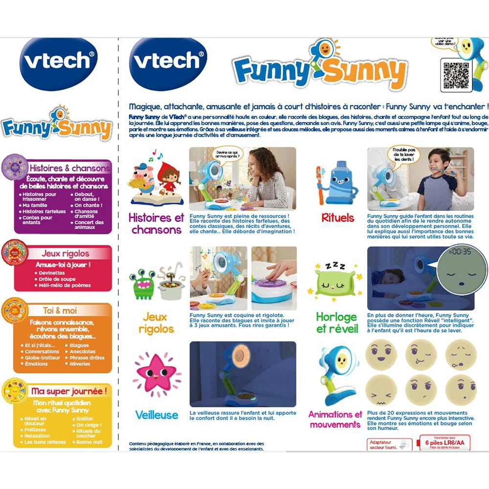 VTech Funny Sunny - Compagnon Interactif 8 VTech Funny Sunny - Compagnon Interactif – Image 8